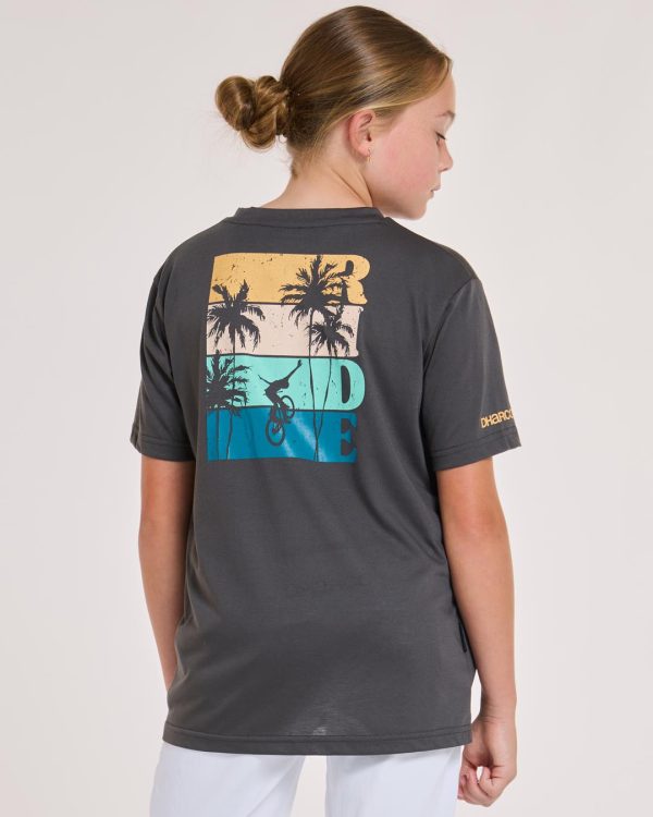 Youth Short Sleeve Tech Tee | Charcoal Rabatt – Bild 3