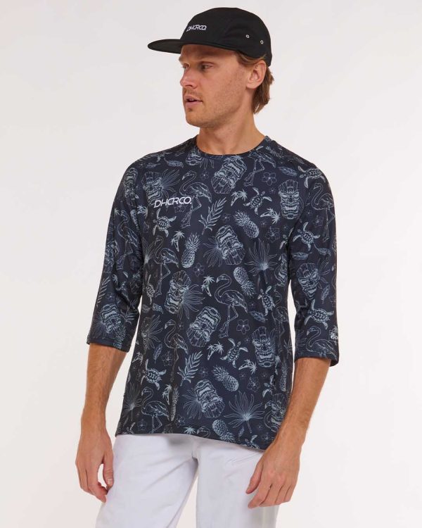 Mens 3 4 Sleeve Jersey | Dark Fraser Angebot – Bild 2