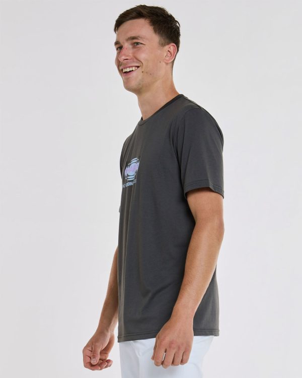 Mens Short Sleeve Tech Tee | Charcoal Verkauf – Bild 4