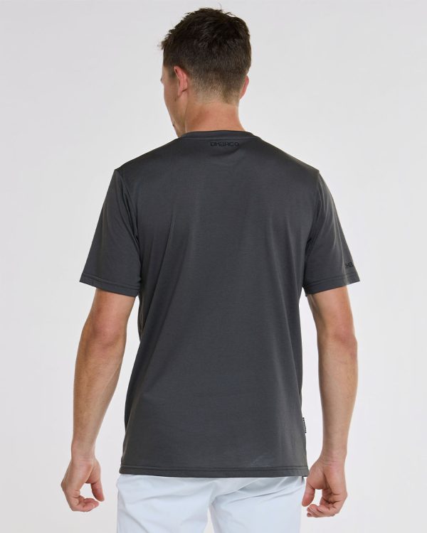 Mens Short Sleeve Tech Tee | Charcoal Verkauf – Bild 2