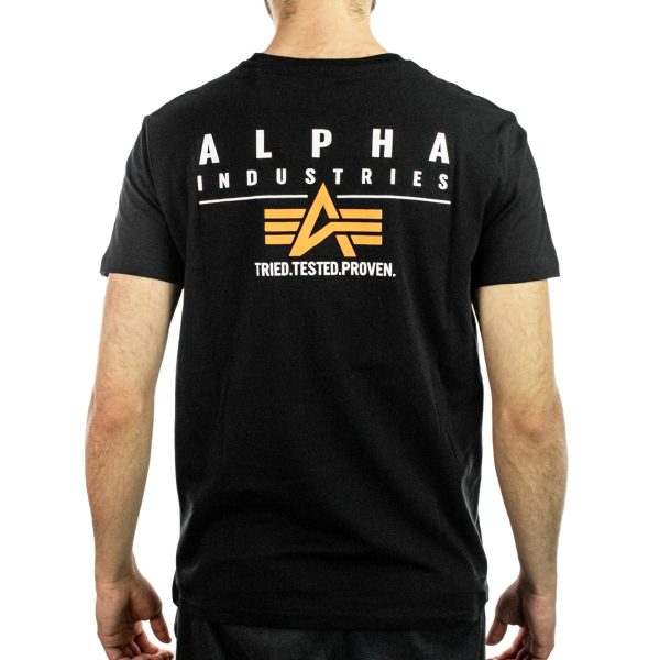 Alpha Industries Inc Puff Print Logo BP T-Shirt 148521-03 - schwarz Online-Schn?ppchen – Bild 4