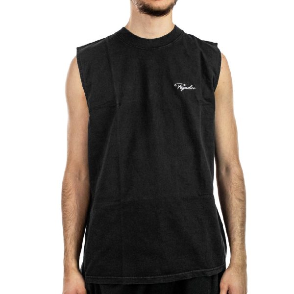 Pegador Signar Sleeveless Tank Top - Vintage Black Unbleached PGDR-5087-065 352 - schwarz vintage Mode