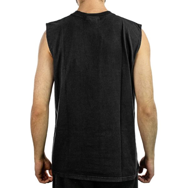 Pegador Signar Sleeveless Tank Top - Vintage Black Unbleached PGDR-5087-065 352 - schwarz vintage Mode – Bild 3