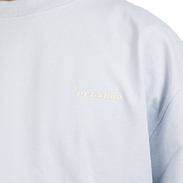 Pegador Sentinal Oversized T-Shirt - Washed Dream Blue PGDR-5077-578 - hellblau Jetzt online – Bild 2