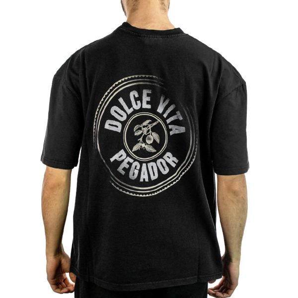 Pegador Nuevo Oversized T-Shirt - Vintage Black PGDR-5073-065 - schwarz Zu verkaufen – Bild 2