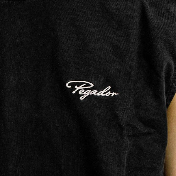 Pegador Signar Sleeveless Tank Top - Vintage Black Unbleached PGDR-5087-065 352 - schwarz vintage Mode – Bild 2