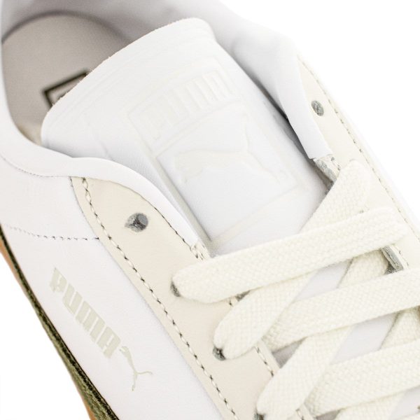 Puma Army Trainer - White Olive 386607-23 - weiss-creme-grün-gum Schn?ppchen – Bild 4