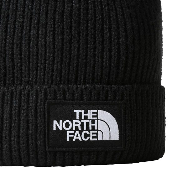 The North Face Baby Box Logo Beanie Winter Mütze NF0A7WFMJK3 - schwarz Verkauf – Bild 2