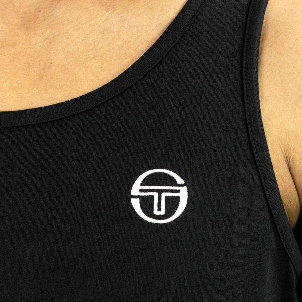 Sergio Tacchini Stanilo 025 CO Tank Top 41076-2005 - schwarz-weiss Online-Schn?ppchen – Bild 3