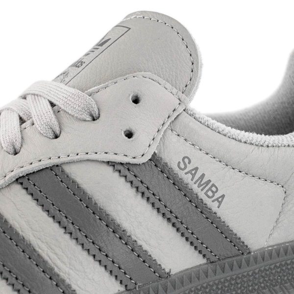 Adidas Samba OG - Grey JI3207 - hellgrau-dunkelgrau Jetzt online – Bild 4