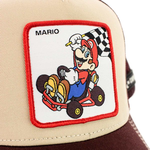 Capslab Capslab Super Mario Trucker Cap CL SMK2 1 CAS VIC2 - beige-dunkelrot Online-Verkauf – Bild 2