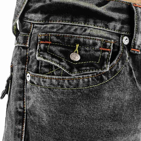 True Religion Ricky SN Flap Jeans 109069-IVTB - dunkelblau-beige Im Angebot – Bild 3