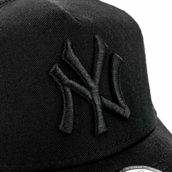 New Era Youth New York Yankees MLB Clean E-Frame 940 Trucker Cap 12745567 Youth - schwarz-schwarz Online-Schn?ppchen – Bild 2