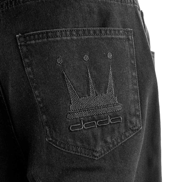 DADA Supreme Supreme Baggy Fit Jeans Black DDEN005BLK - schwarz Online – Bild 4