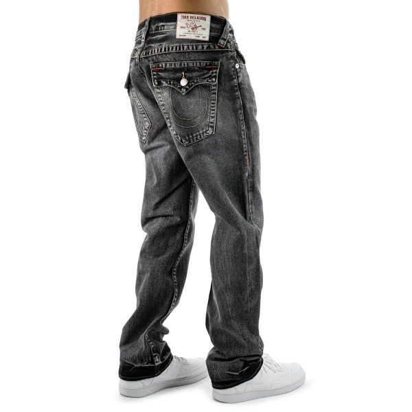 True Religion Ricky SN Flap Jeans 109069-IVTB - dunkelblau-beige Im Angebot