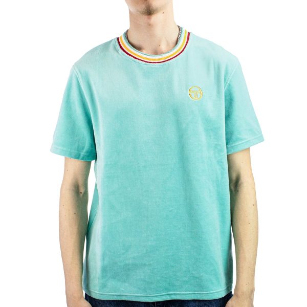 Sergio Tacchini Slice T-Shirt - Pool Blue STM12122-288 - mint-bunt Angebot