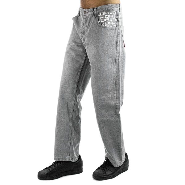 DADA Supreme Minimalist Loose Fit Jeans Grey DDEN004GRY - grau Im Angebot – Bild 2