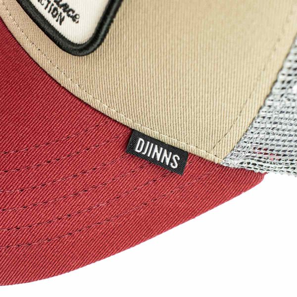 Djinns La Bonne Vie HFT Trucker Cap 1005467 - beige-rot-grau Online-Schn?ppchen – Bild 3