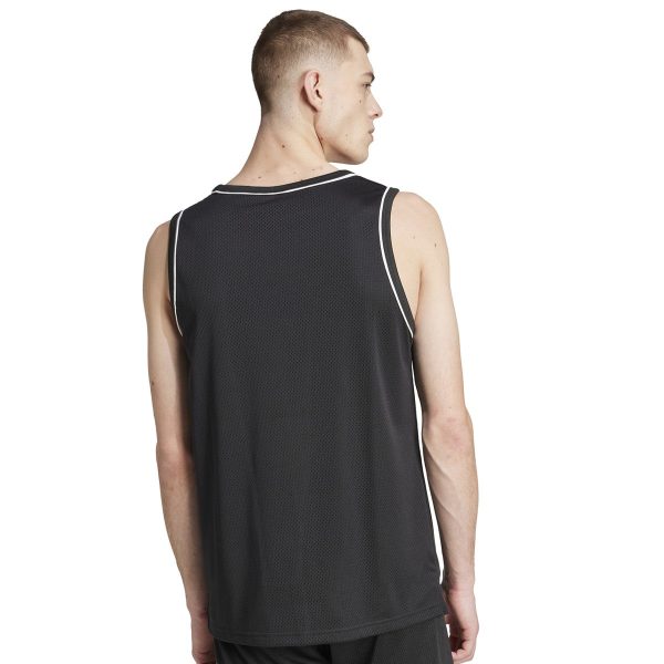 Adidas Vest Tank Top JD0811 - schwarz-weiss Online – Bild 2