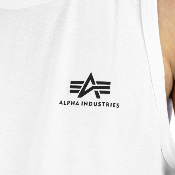 Alpha Industries Inc Small Logo Tank Top 196541-09 - weiss Online-Schn?ppchen – Bild 3