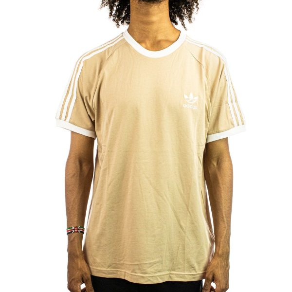 Adidas 3-Stripes T-Shirt IZ2366 - beige-weiss Mode