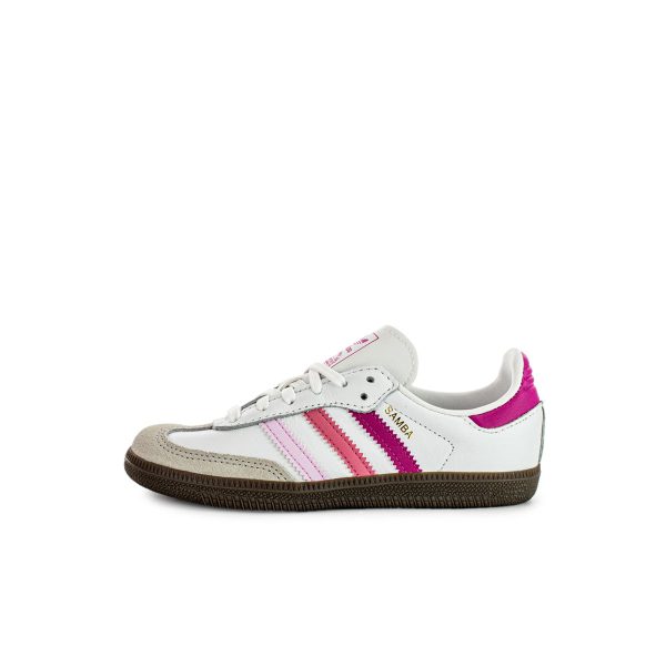 Adidas Samba OG Children JP5494 - weiss-pink-gum Mode