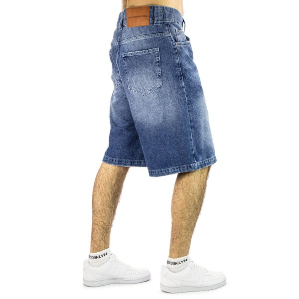 Moonlight Mansion Silhouette Jorts Short SJ-LB - hellblau Im Angebot