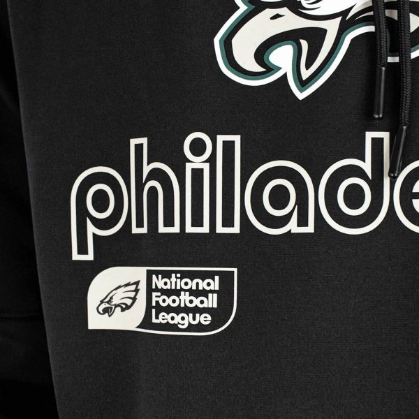 Nike Philadelphia Eagles NFL Performance Fleece Pullover Hoodie NKAQ-00A-86-9YE - schwarz Angebot – Bild 3