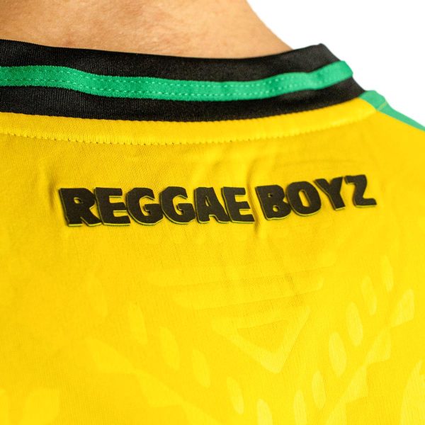 Adidas Jamaica Home Jersey Trikot IT8541 - gelb-grün-schwarz Mode – Bild 2