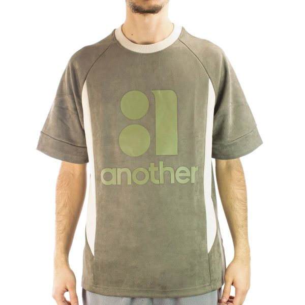 Another Cotton Lab Oversize Raglan Velour Jersey PD00003380 - grün Im Angebot