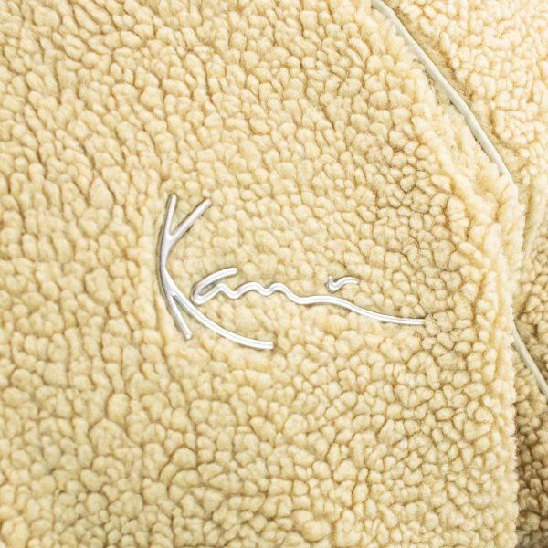 Karl Kani Metal Signature Teddy Jacke 60780007 - beige Verkauf – Bild 3