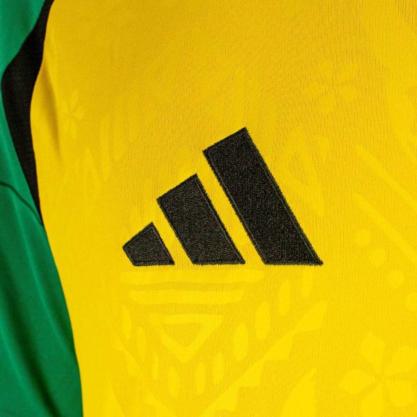 Adidas Jamaica Home Jersey Trikot IT8541 - gelb-grün-schwarz Mode – Bild 5