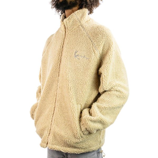 Karl Kani Metal Signature Teddy Jacke 60780007 - beige Verkauf – Bild 2