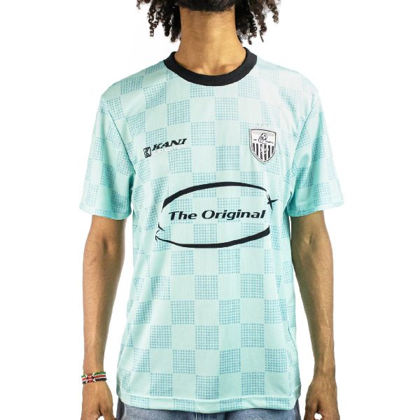 Karl Kani OG Sport Star Check Trikot 60350027 - türkis-schwarz Online-Schn?ppchen