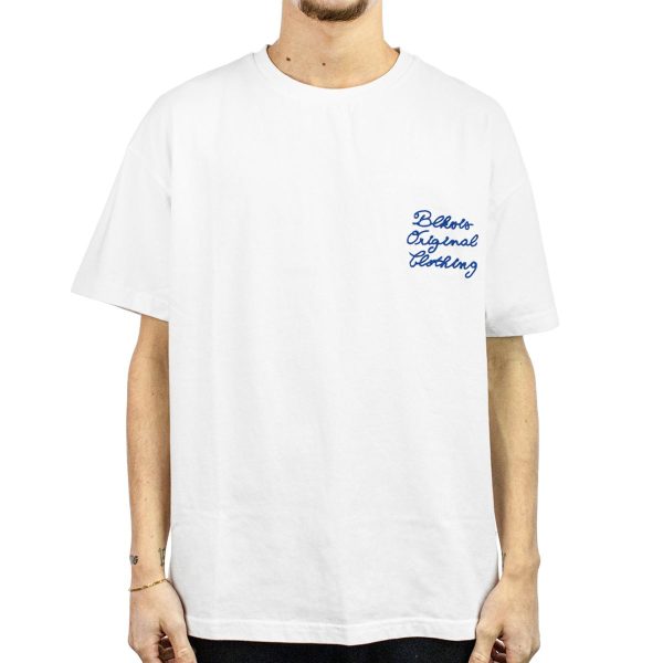BLKVIS Primavera T-Shirt - White 4251-2501 1100 - weiss-blau Angebot