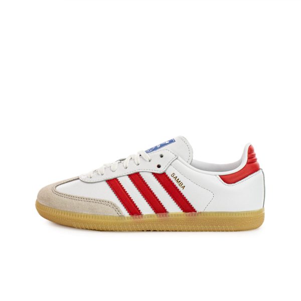 Adidas Samba OG Junior JI4463 - weiss-rot-gum Mode