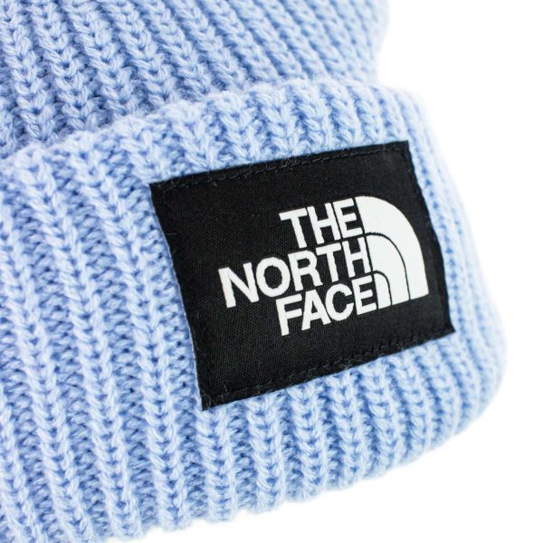 The North Face Salty Lined Short Beanie Winter Mütze NF0A3FJW1I51SHT - hellblau Online-Verkauf – Bild 2