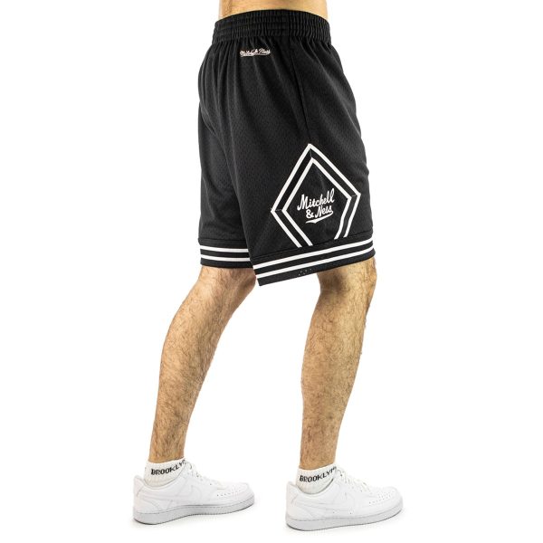 Mitchell & Ness Branded Diamond Script Short PSHR4763-MNNYYPPPBLCK - schwarz Online-Verkauf – Bild 2