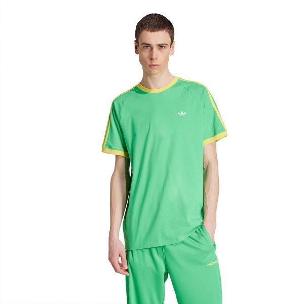 Adidas Monogram Cali T-Shirt JP4432 - grün-gelb Im Angebot