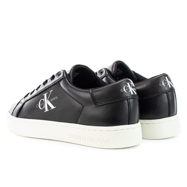 Calvin Klein Classic Cupsole Laceup Low Leather YM0YM00491-BDS - schwarz-weiss Online – Bild 3