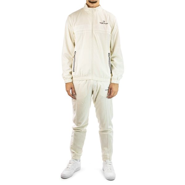 Sergio Tacchini Specchio Tracksuit Jogging Anzug 40840-142 - creme-blau Jetzt online