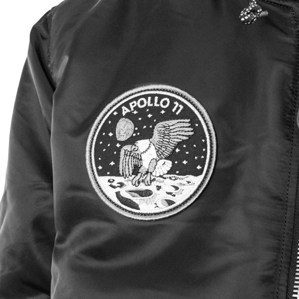 Alpha Industries Inc MA-1 VF Hood Dark Side Winter Jacke 108108-285 - schwarz-reflektierend Jetzt online – Bild 5
