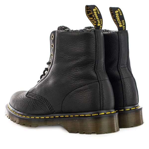 Dr. Martens 1460 Black Grizzly Boots Winter Stiefel 31873001 - schwarz Jetzt online – Bild 3