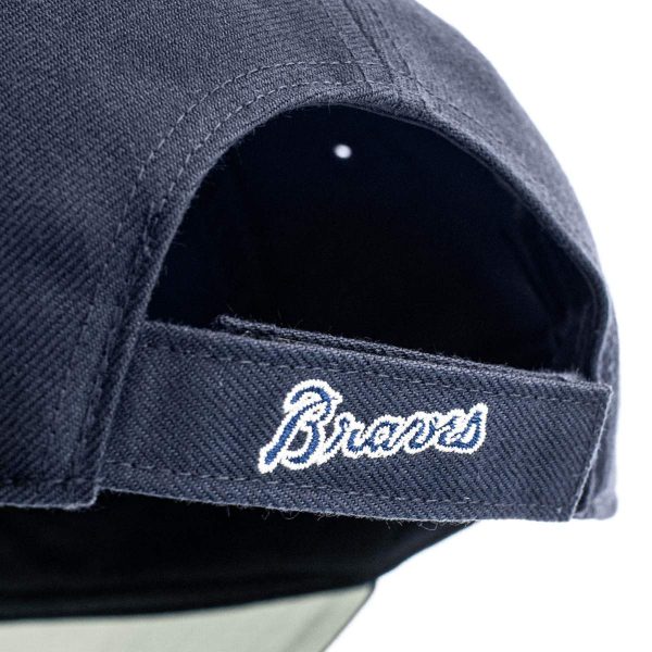 47 Brand Atlanta Braves MLB MVP Wool Cap B-MVP01WBV-NYC - dunkelblau-weiss Online-Verkauf – Bild 4