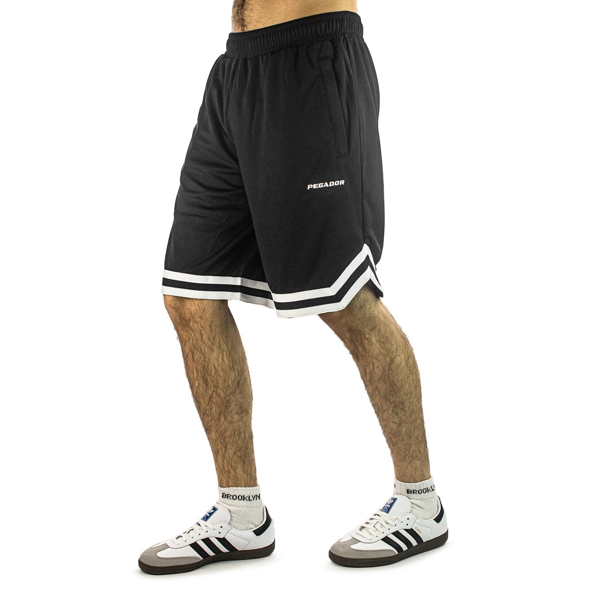 Pegador Lansing Basketball Short Q224-PGDR-3379-001 – schwarz Schn?ppchen
