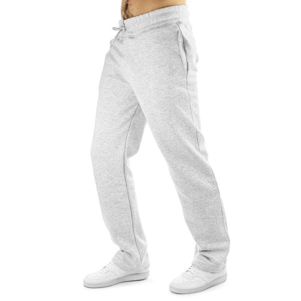 Burocs Basic Wide Sweatpant Jogginghose BR10445-grey-melange - hellgrau meliert Zu verkaufen
