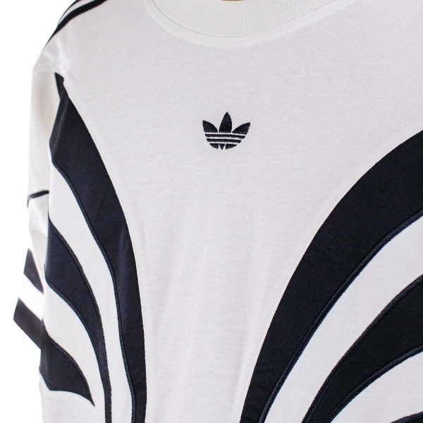 Adidas Q3 ATL T-Shirt IX6780 - creme weiss-schwarz Schn?ppchen – Bild 3