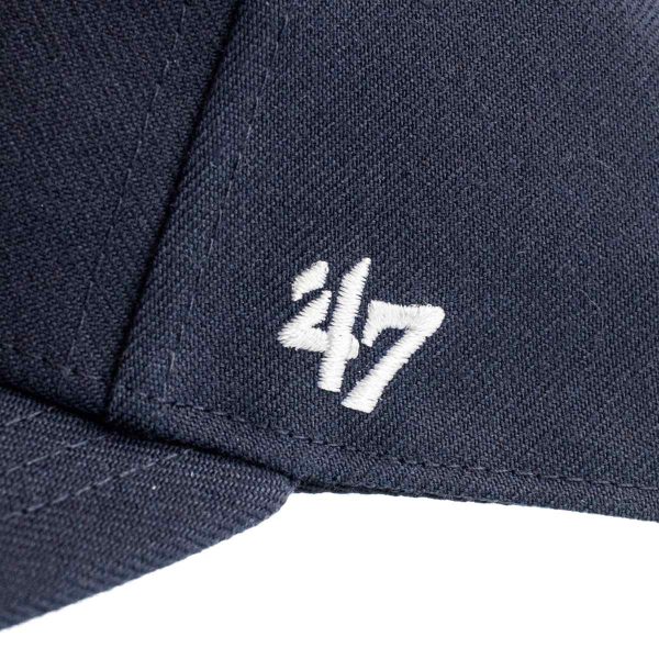 47 Brand Atlanta Braves MLB MVP Wool Cap B-MVP01WBV-NYC - dunkelblau-weiss Online-Verkauf – Bild 3