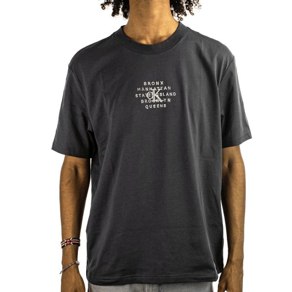 Calvin Klein NYC Stamp Graphic T-Shirt J30J326871-BAN - dunkelgrau Mode