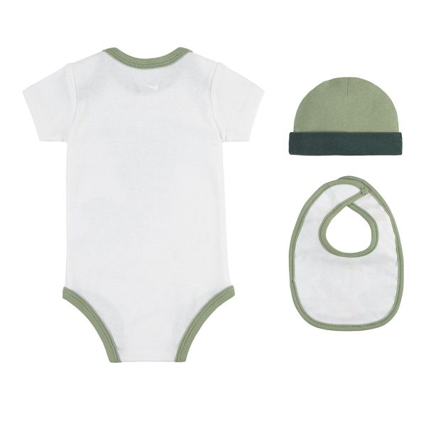 Nike Baby Boys Bodysuit Set NN1099-782 - beige-grün Jetzt online – Bild 2